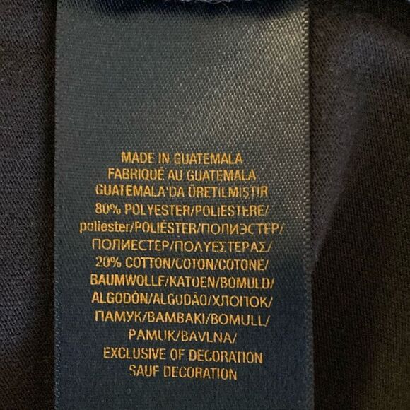 Polo Ralph Lauren Boys Size M Navy Short Sleeve Performance Cotton T Shirt. - Picture 6 of 7